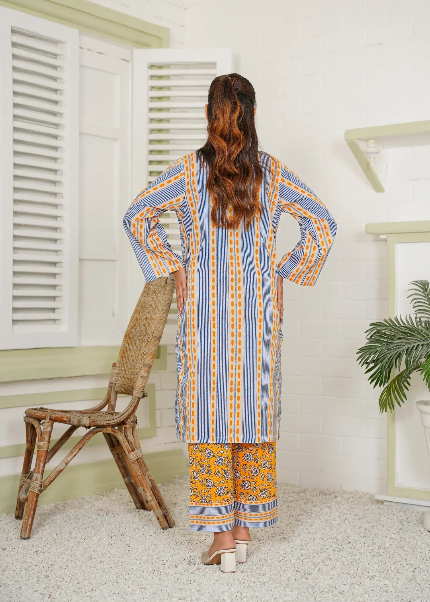 Qurb Stripe Women 2pcs