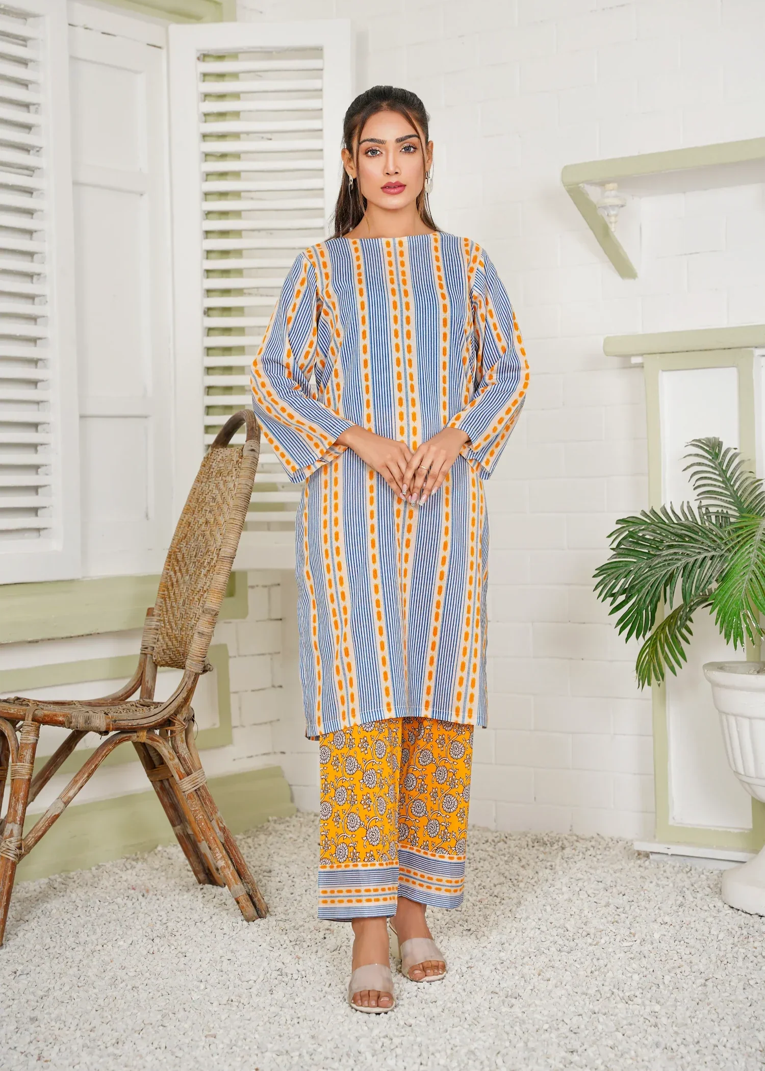 Qurb Stripe Women 2pcs