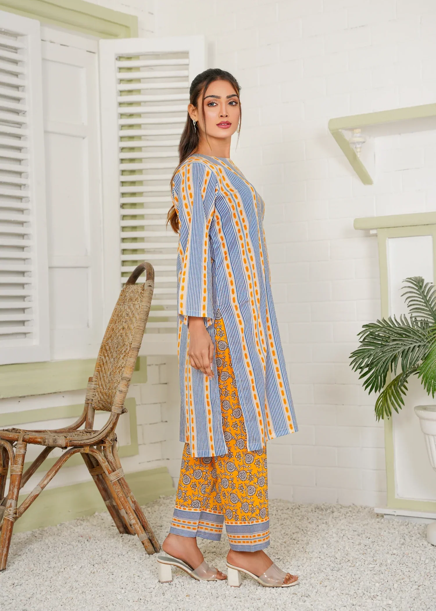 Qurb Stripe Women 2pcs