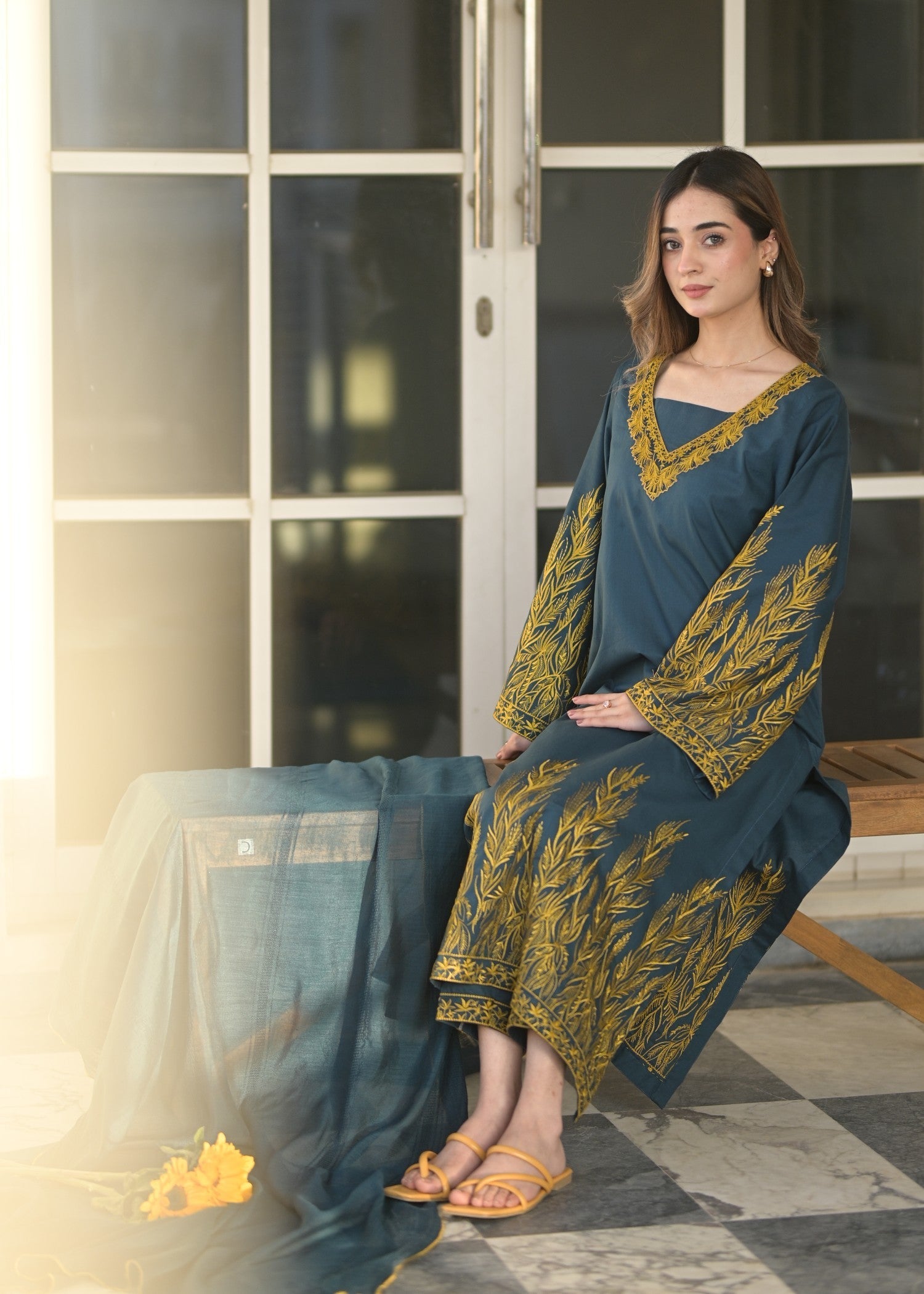 Ayesha Mubariz ELARA LAWN ZINC Embroidered (AM029) Women 3pcs