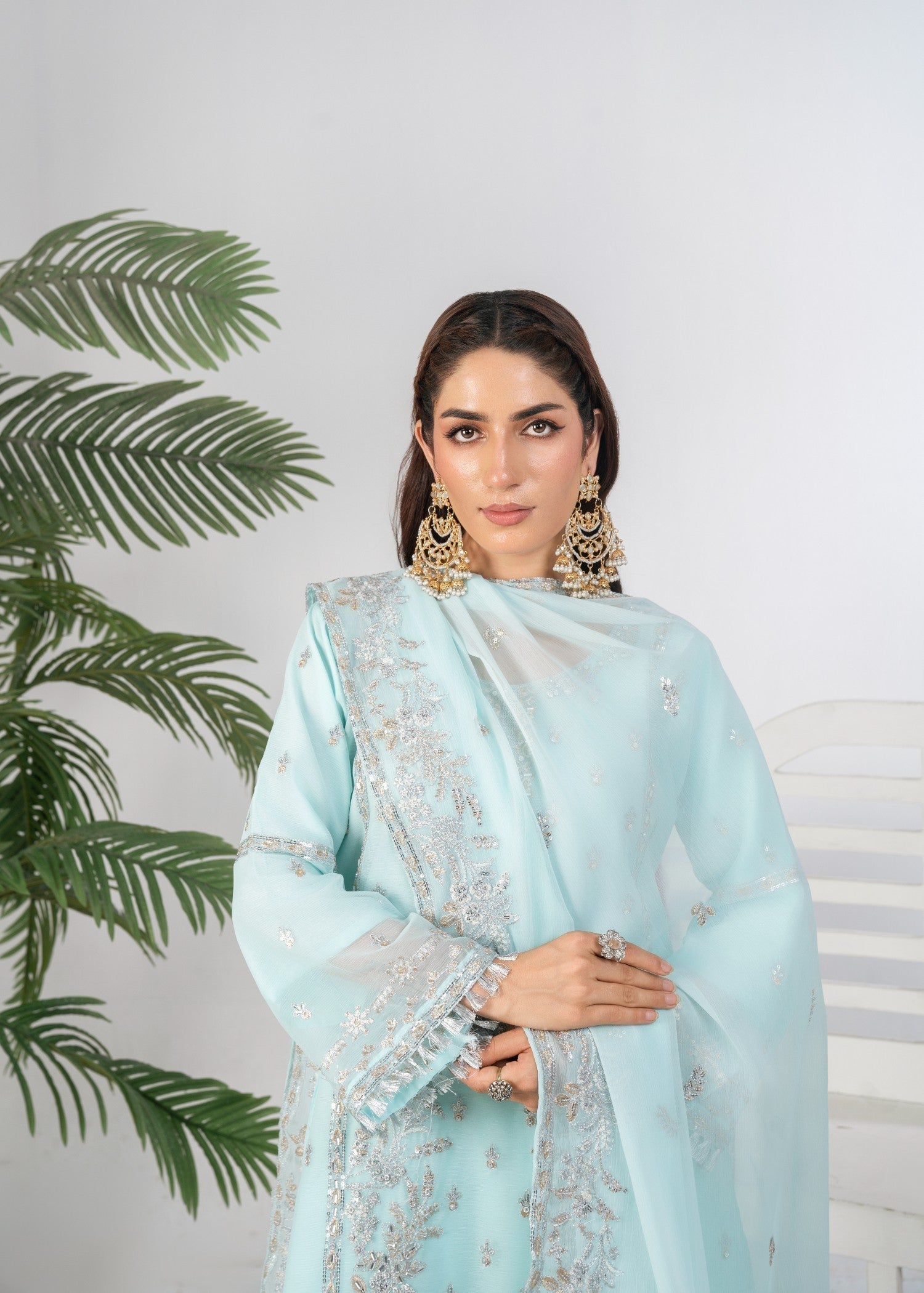 Four Season Boutique AFSHEEN ICEBLUE Women 3pcs