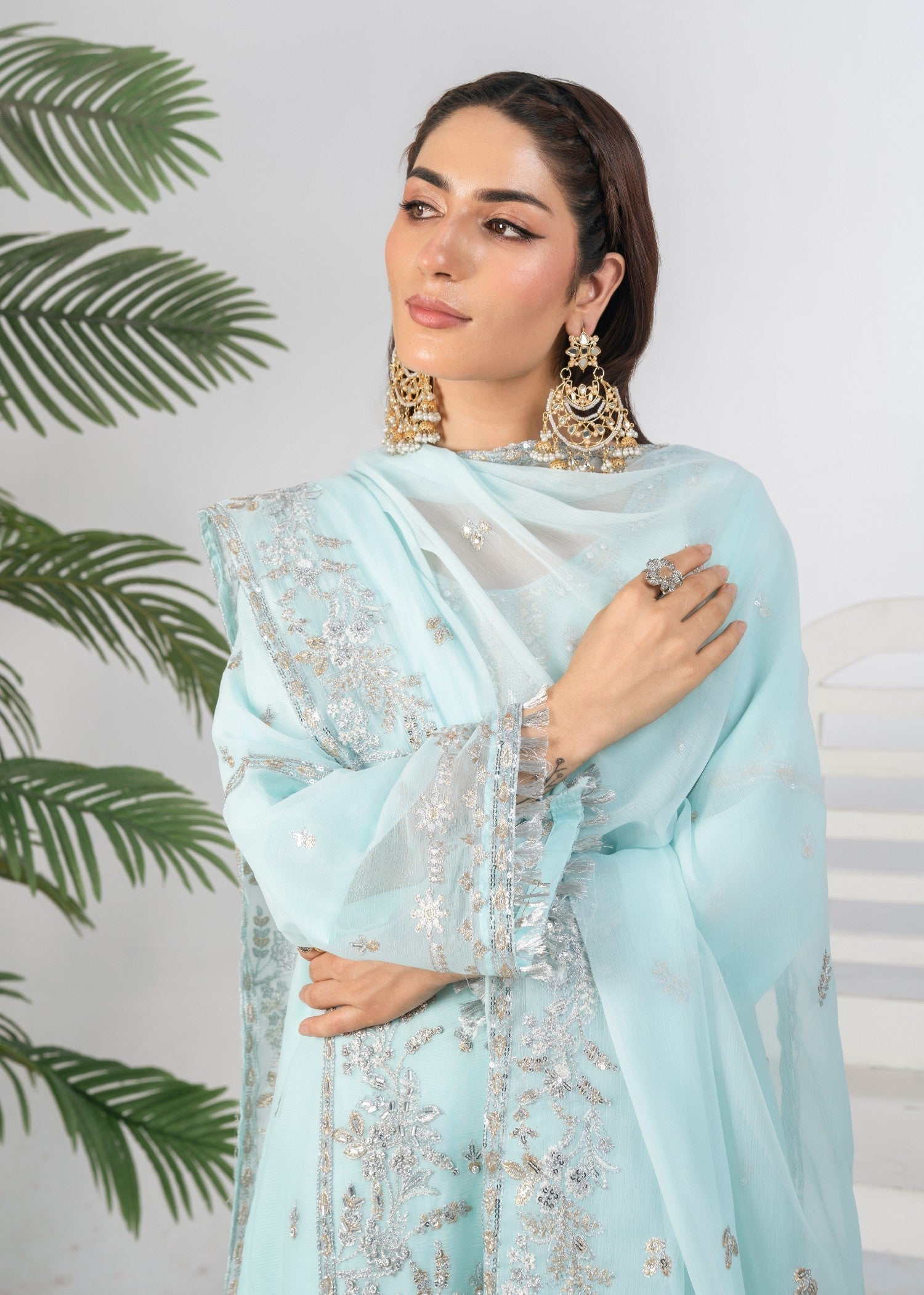 Four Season Boutique AFSHEEN ICEBLUE Women 3pcs