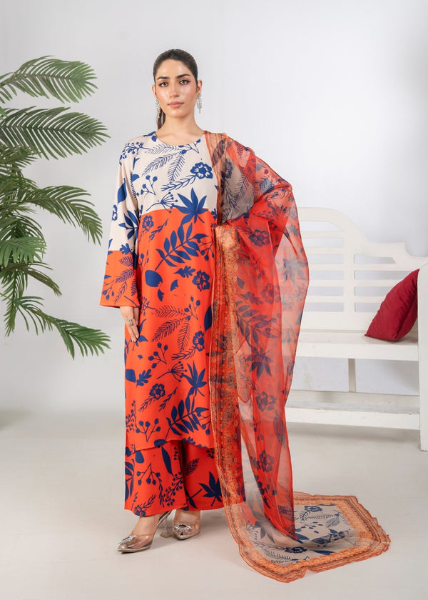 Four Season Boutique RUMI RUST ORANGE Women 3pcs