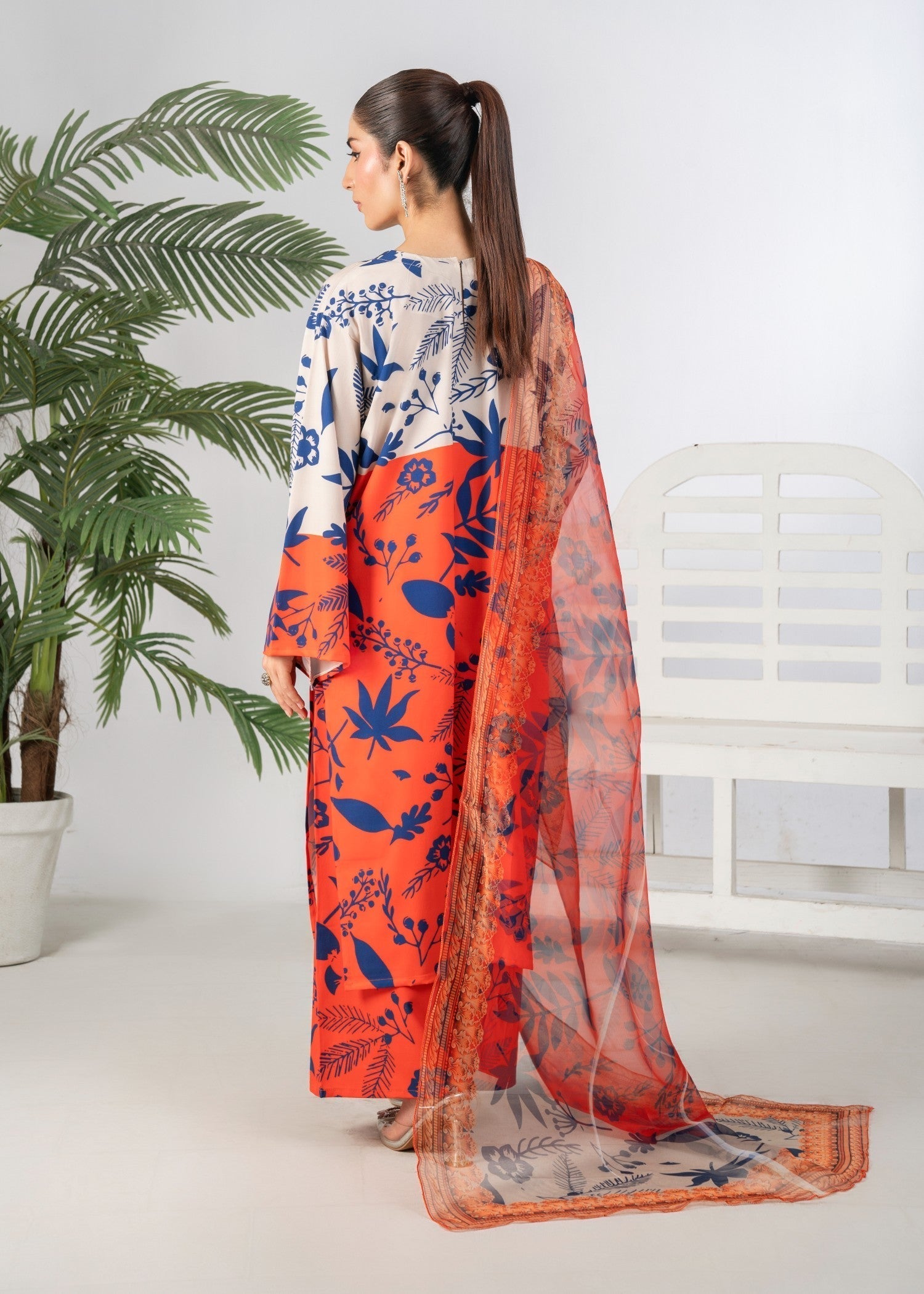 Four Season Boutique RUMI RUST ORANGE Women 3pcs