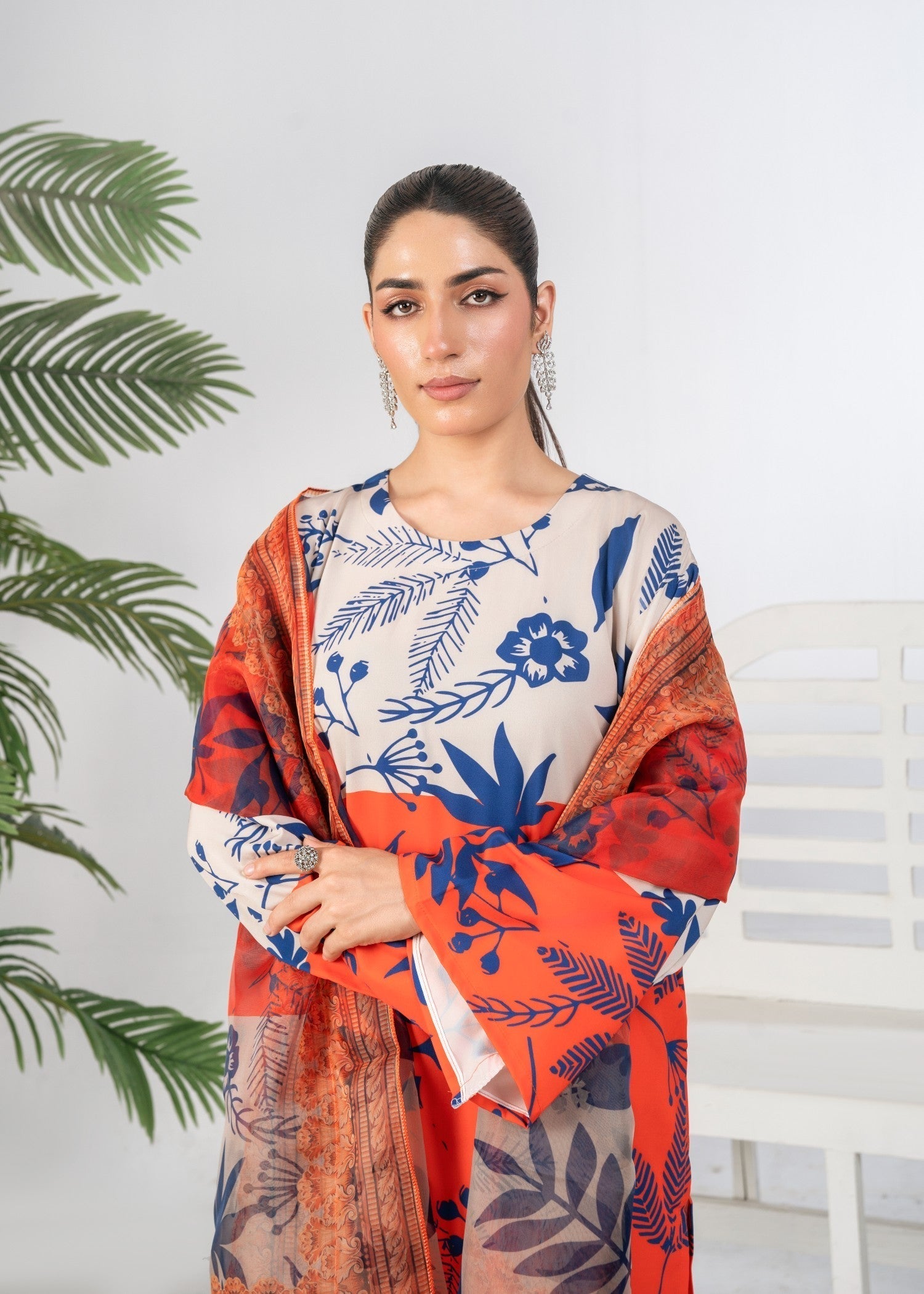 Four Season Boutique RUMI RUST ORANGE Women 3pcs