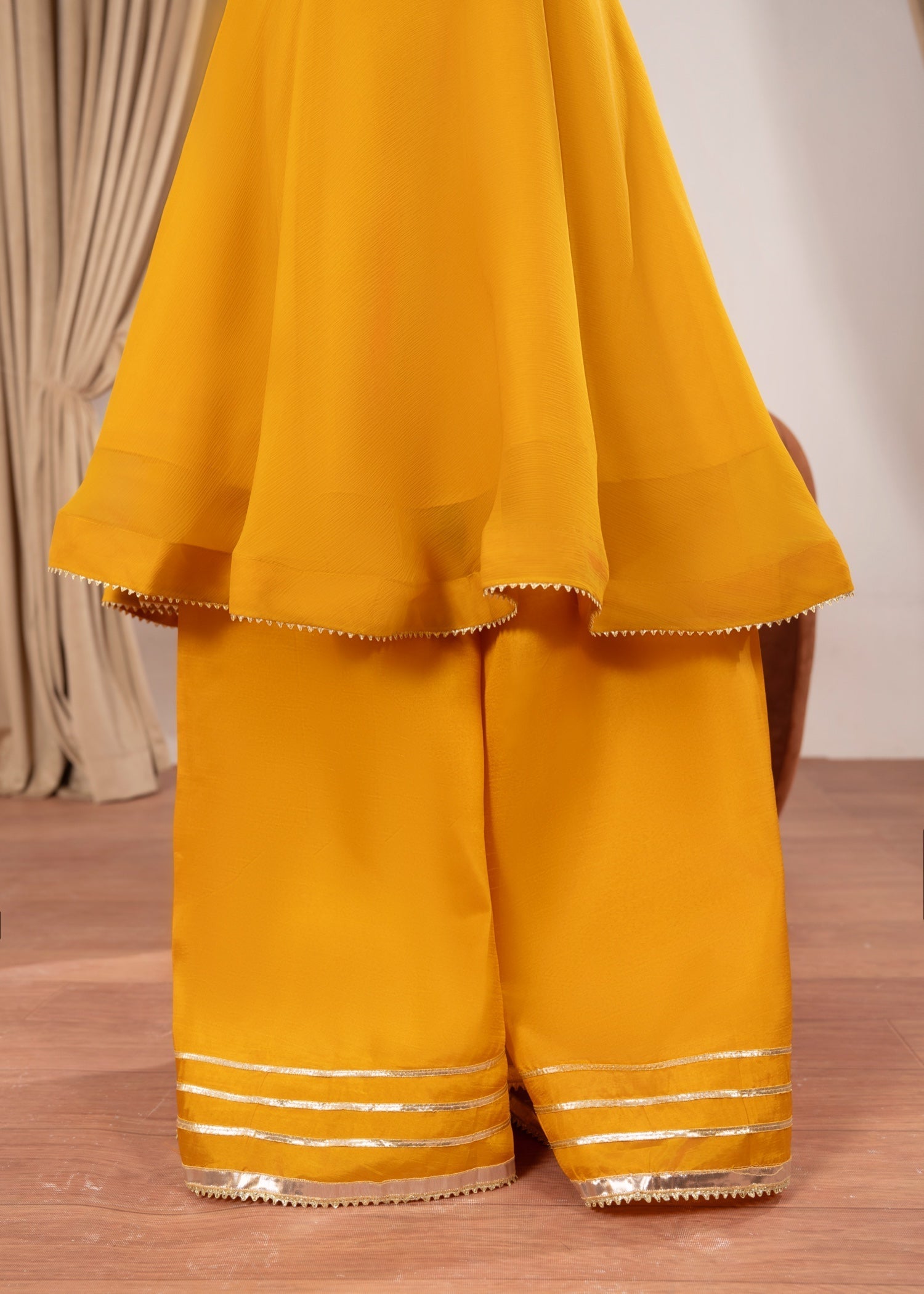 Maira Fashion Mustard Sharara 45 Women 3pcs