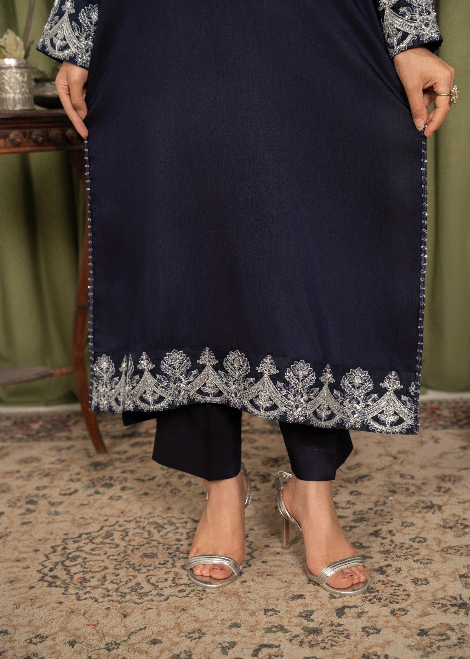 Yolo Pret Embroidered Silk Viscose FATAH F25 0017 Women 3pcs