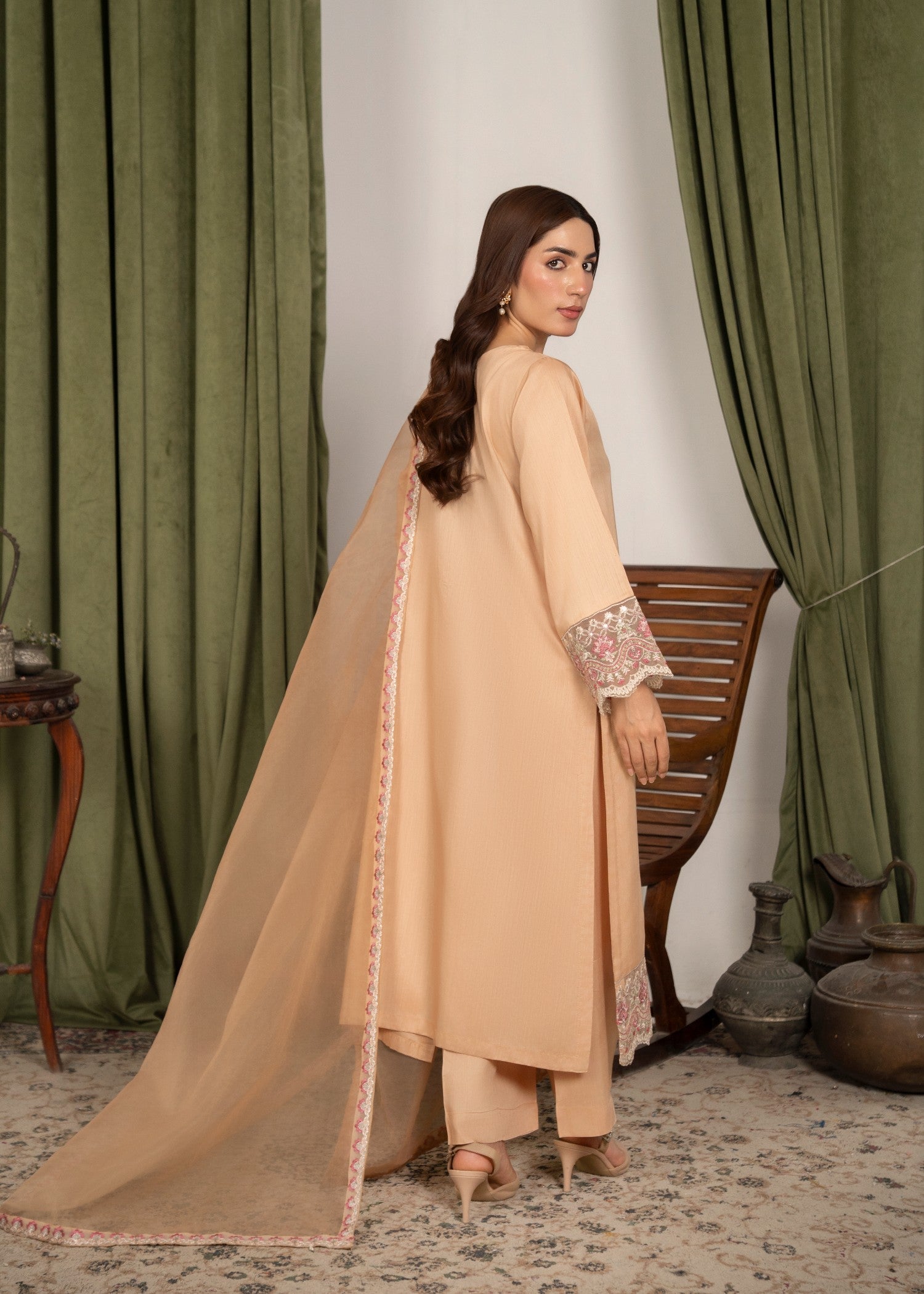 Yolo Pret Embroidered Silk Viscose FATAH F25 0019 Women 3pcs