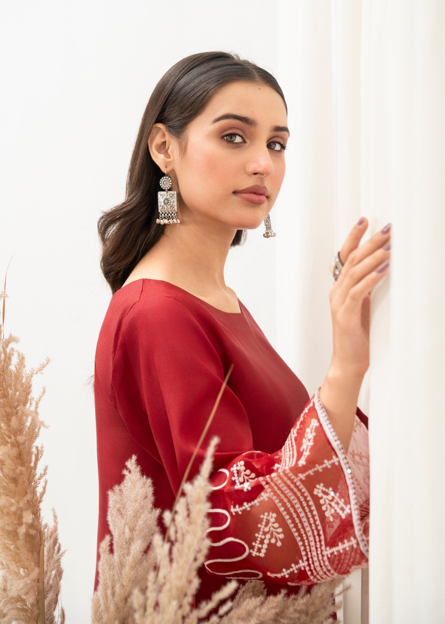 Aster Farshi Crimson Women 2pcs