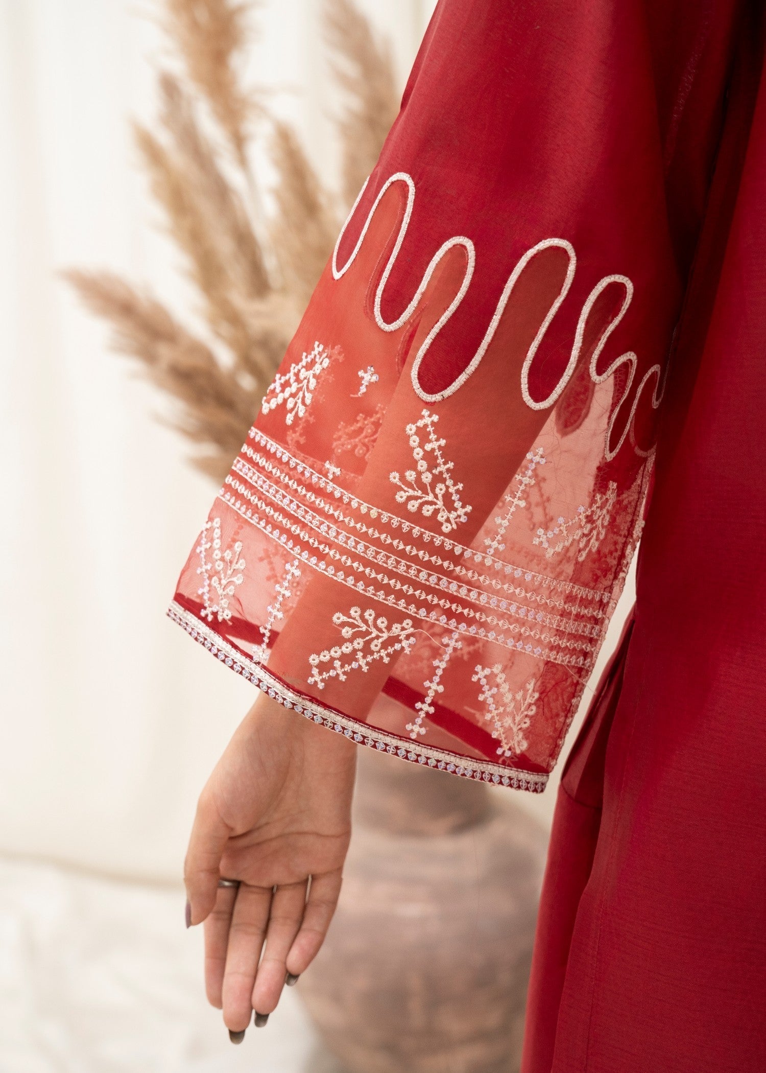 Aster Farshi Crimson Women 2pcs