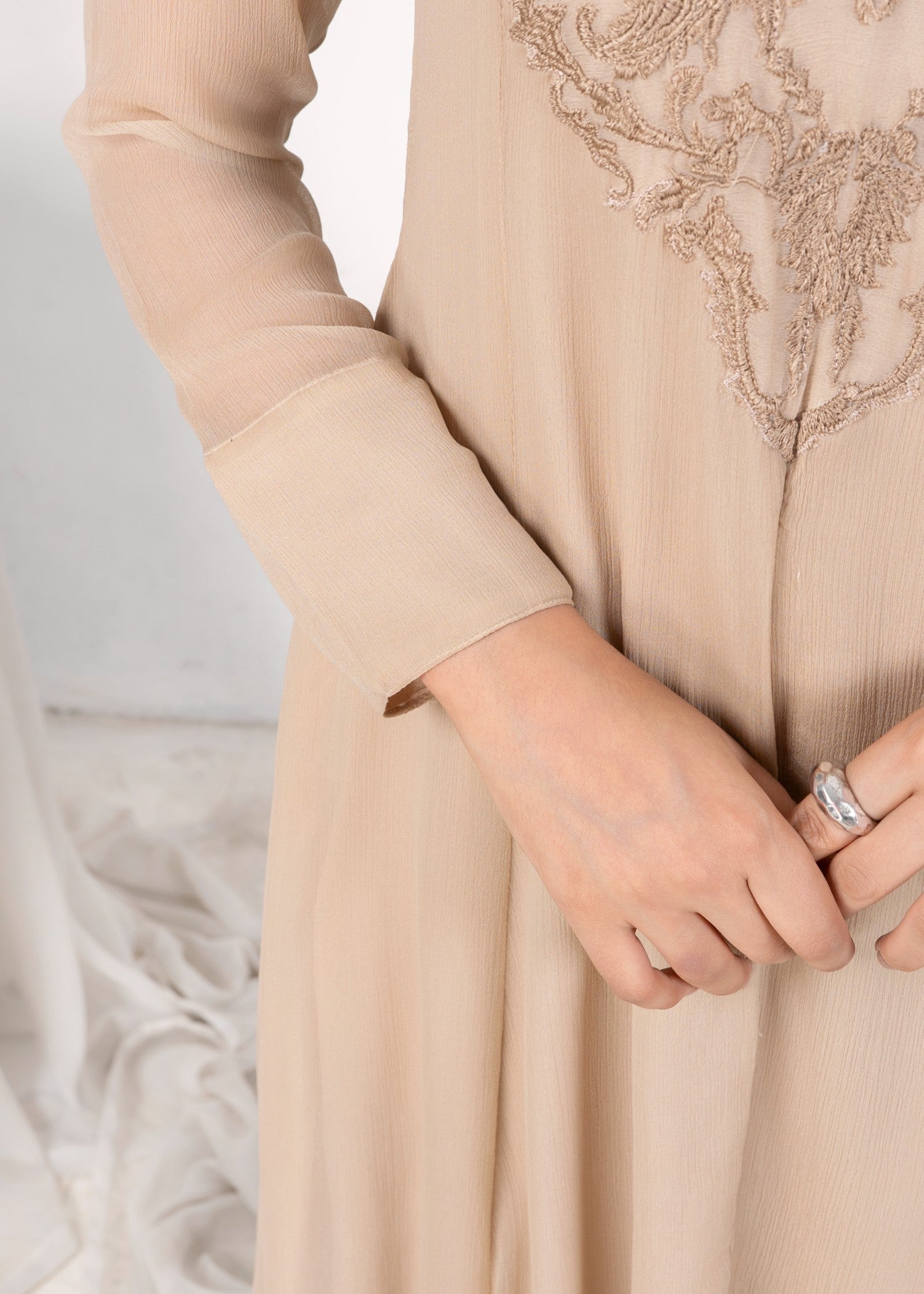 Alyssa FAWN CHIFFON MAXI ALL620 Women 3pcs