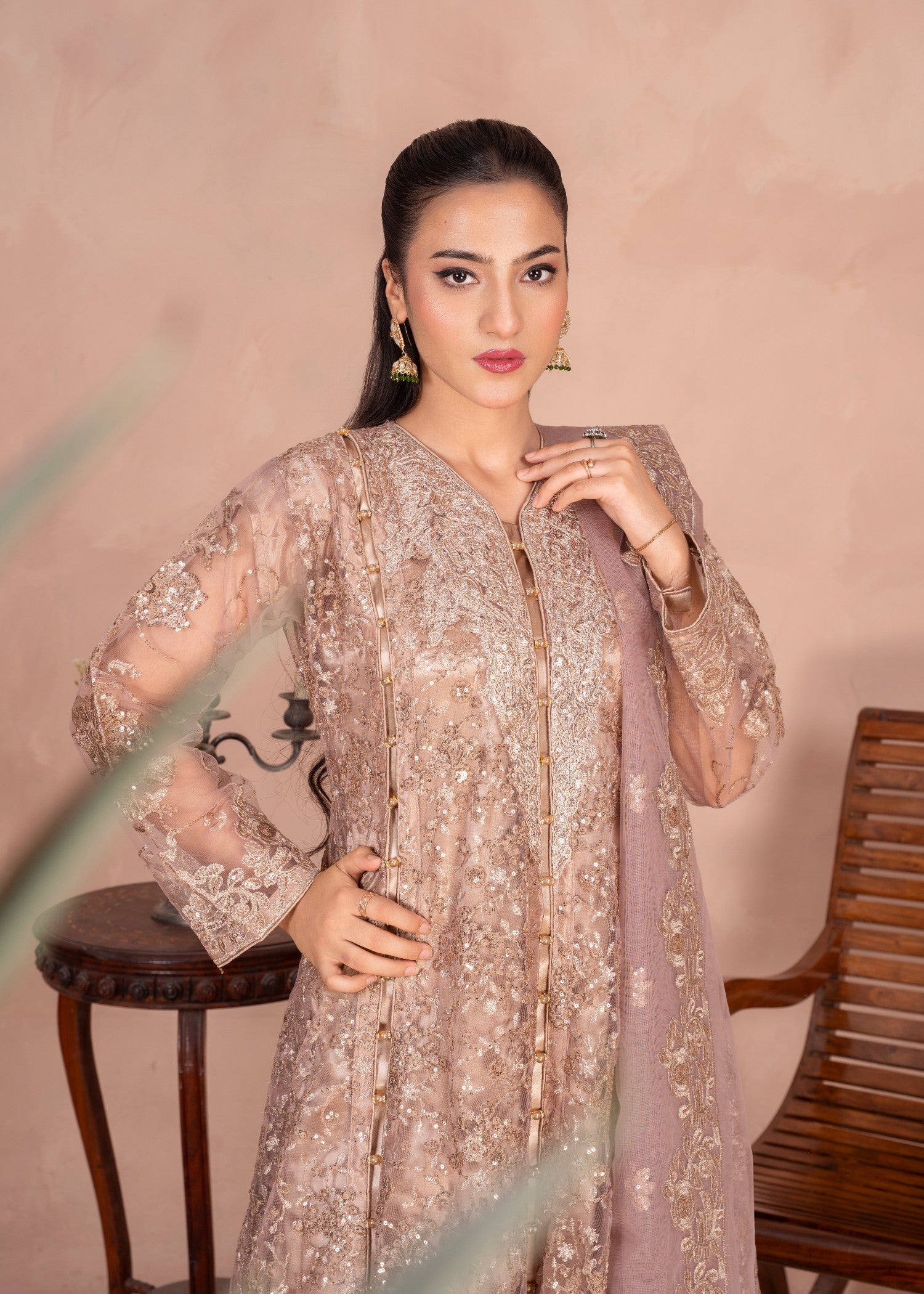 Four Season Boutique Cinderella Brown Women 4pcs