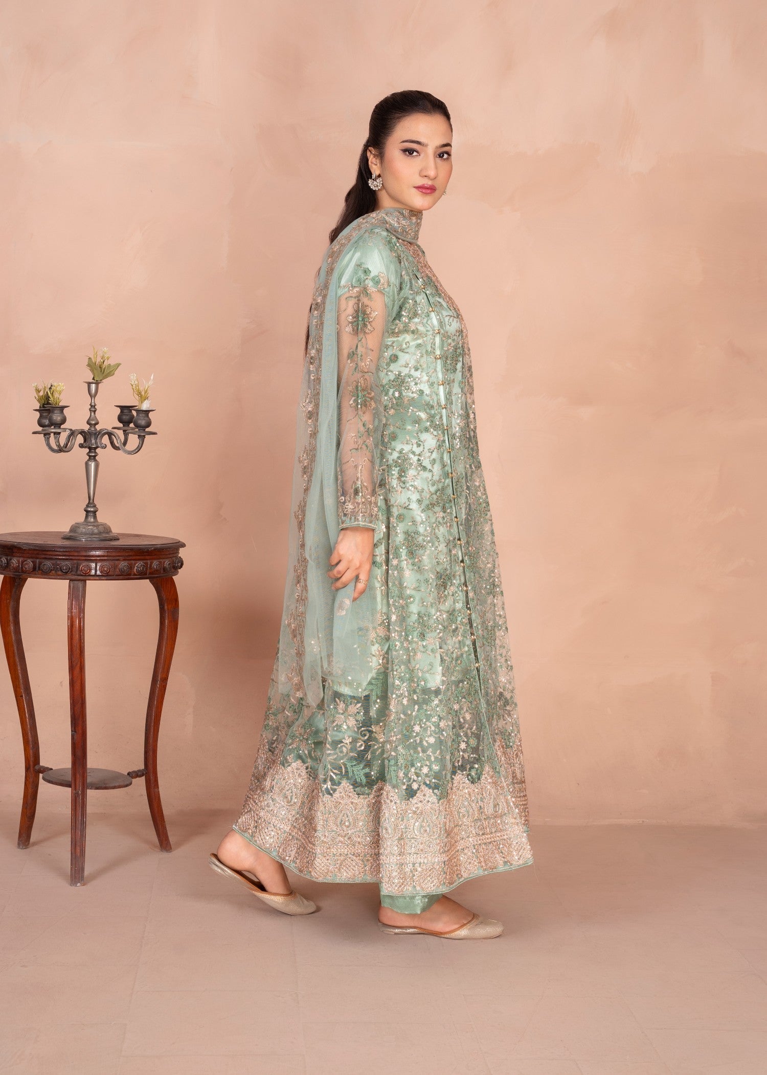 Four Season Boutique Cinderella Pastel Green Women 4pcs