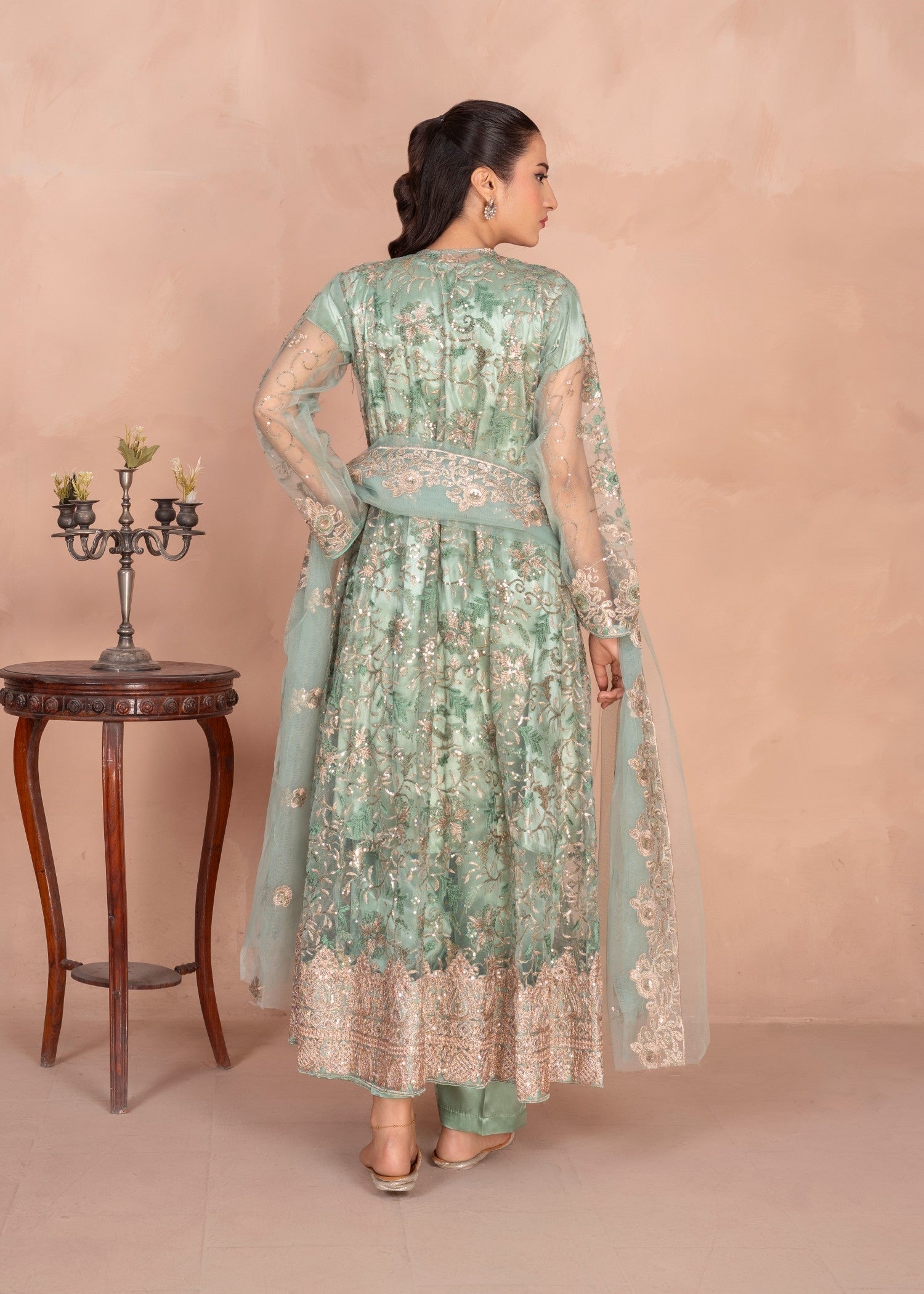 Four Season Boutique Cinderella Pastel Green Women 4pcs