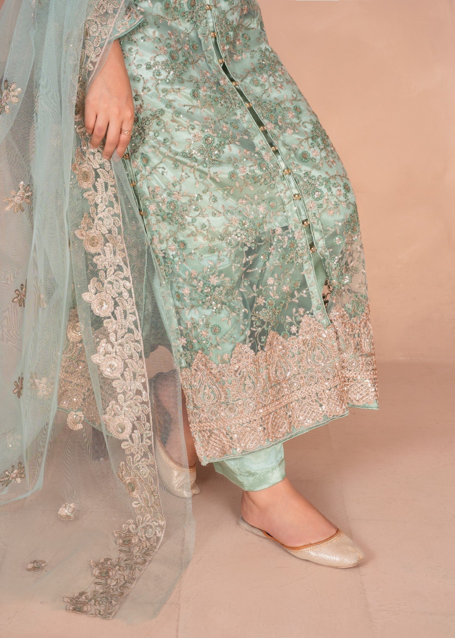 Four Season Boutique Cinderella Pastel Green Women 4pcs