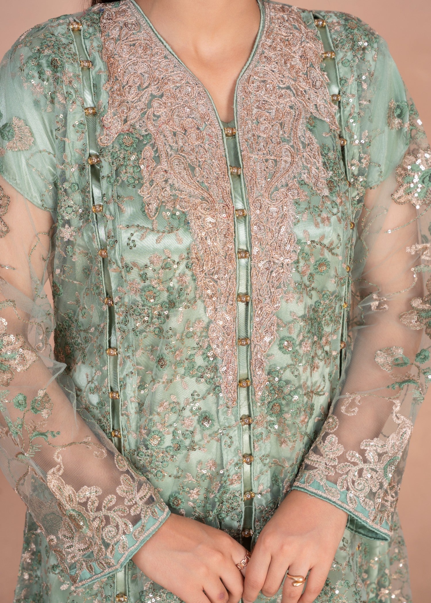 Four Season Boutique Cinderella Pastel Green Women 4pcs