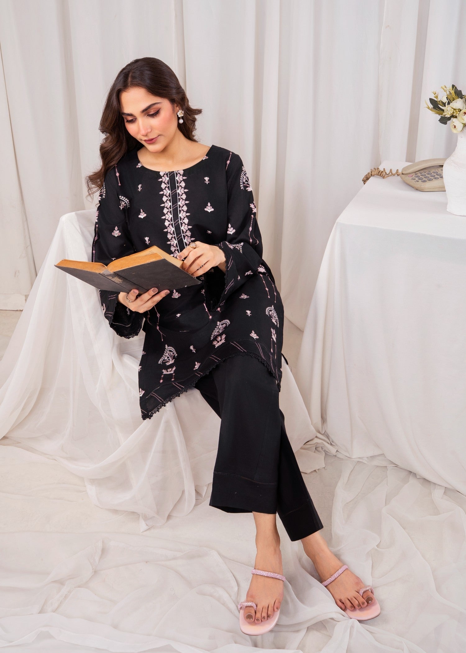 Zoya&Zafar Midnight Blossom Women 2pcs