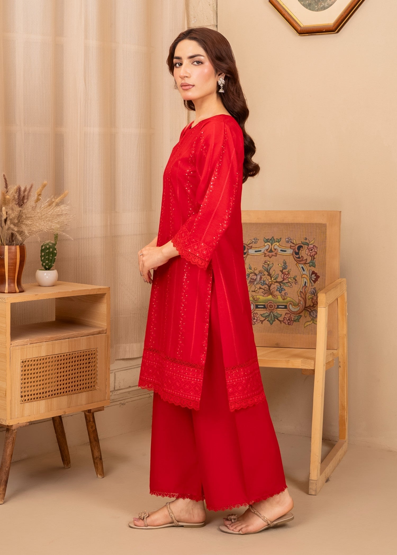 Motif red Women 3pcs