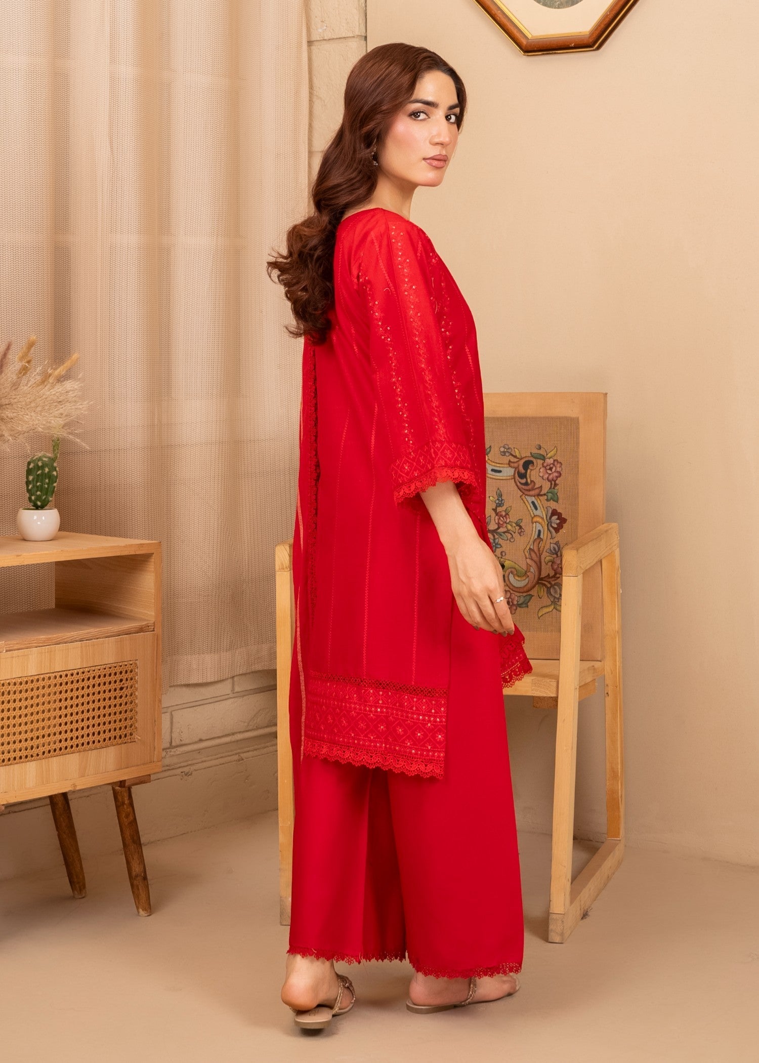 Motif red Women 3pcs