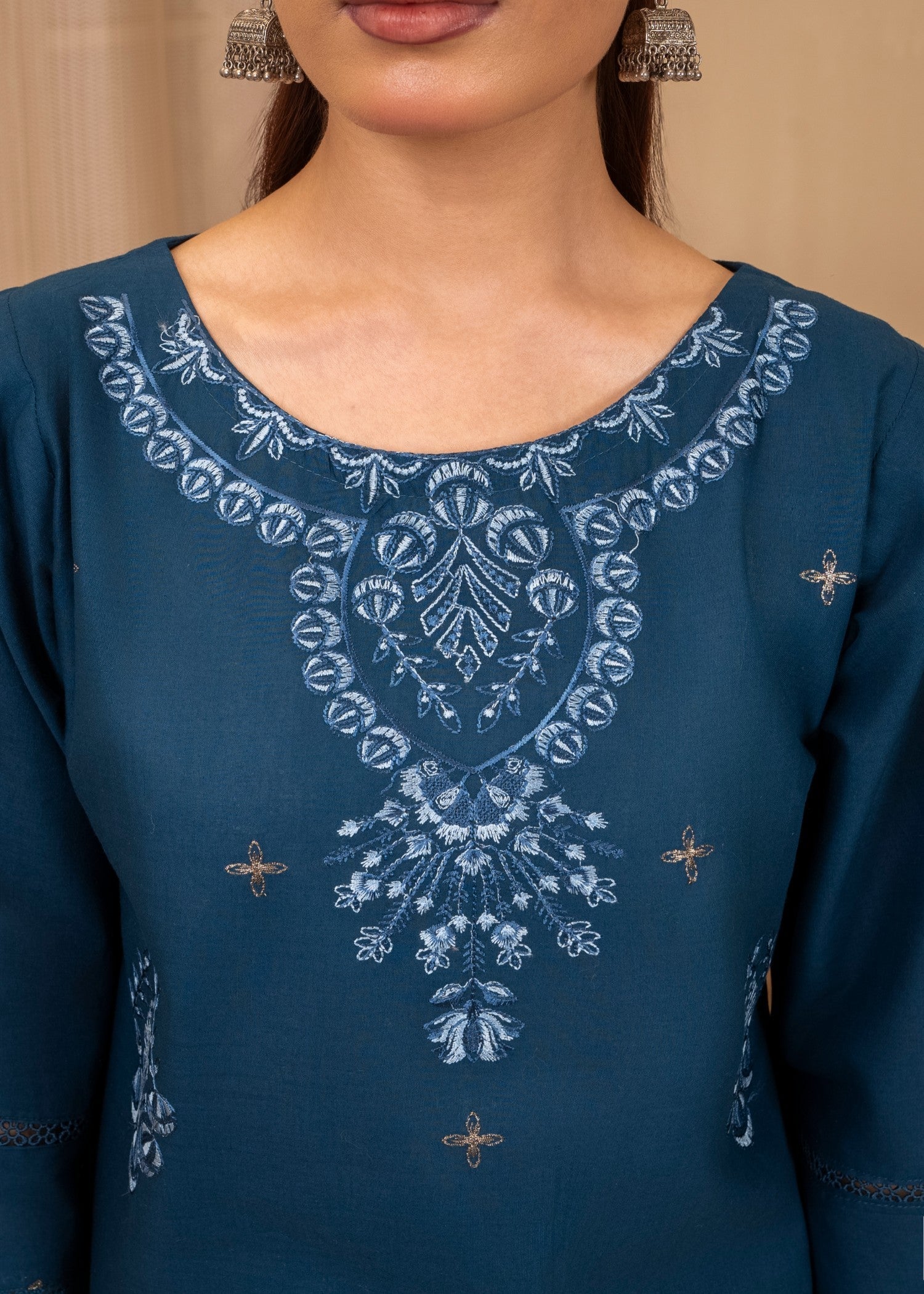 Motif blue Women 3pcs