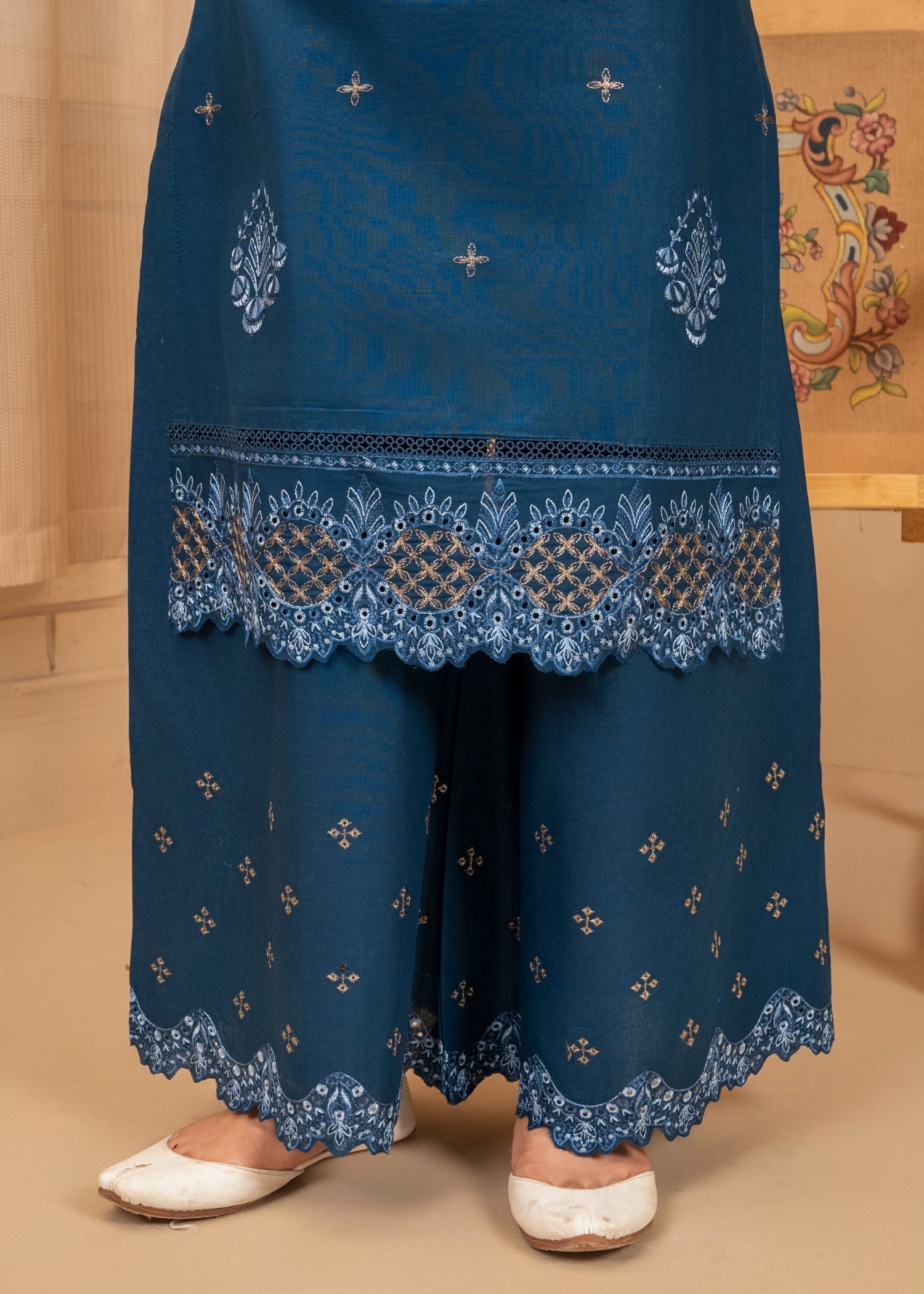 Motif blue Women 3pcs