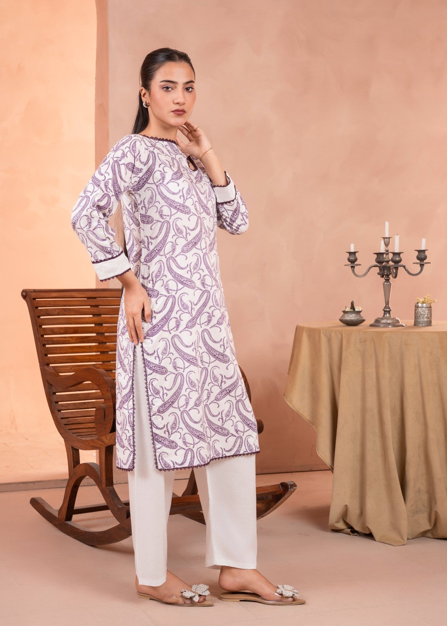 Zeekstore Printed Set D100 Women 2pcs