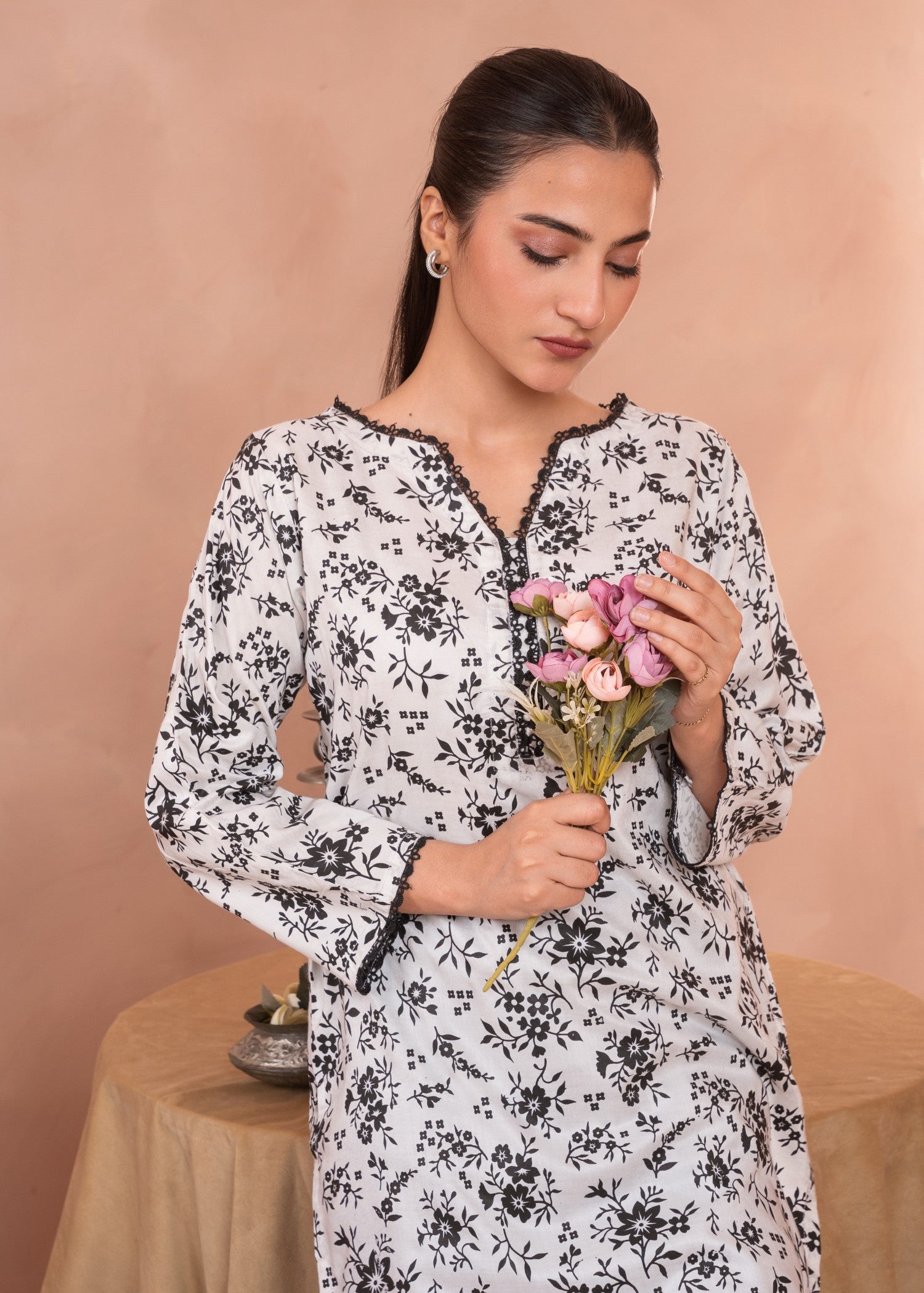 Zeekstore Printed Set D102 Women 2pcs