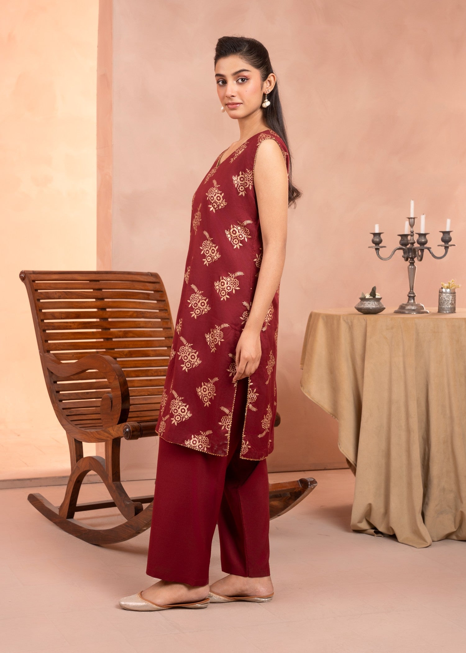 Zeekstore Printed Set D103 Women 2pcs