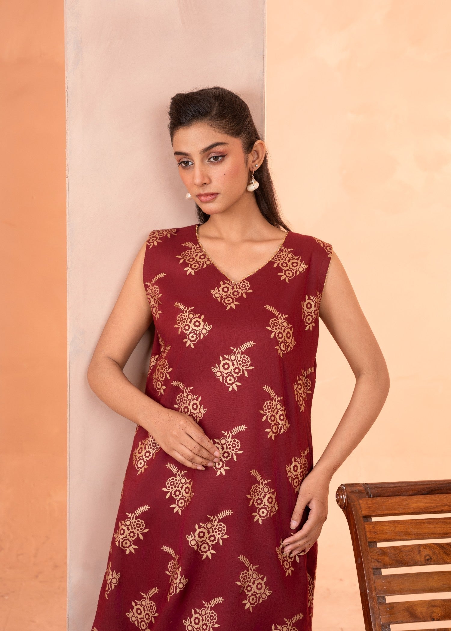 Zeekstore Printed Set D103 Women 2pcs