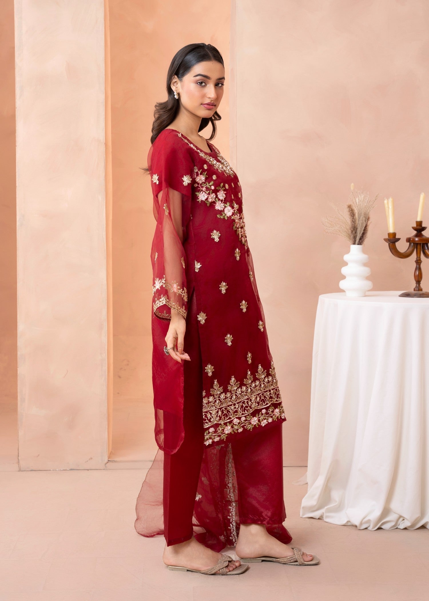 Shefoze Clothing fancy kinza o2 Women 3pcs