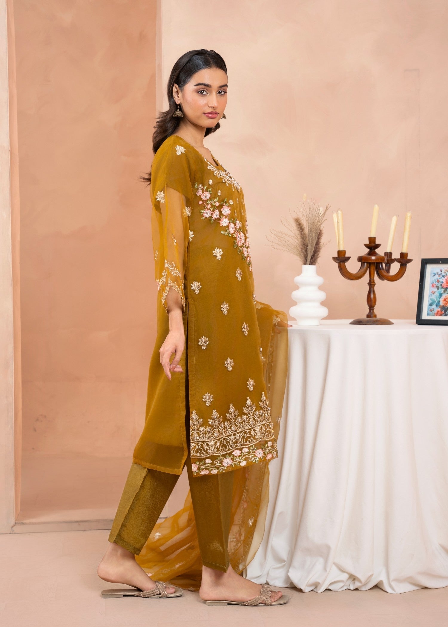 Shefoze Clothing fancy kinza fort Women 3pcs