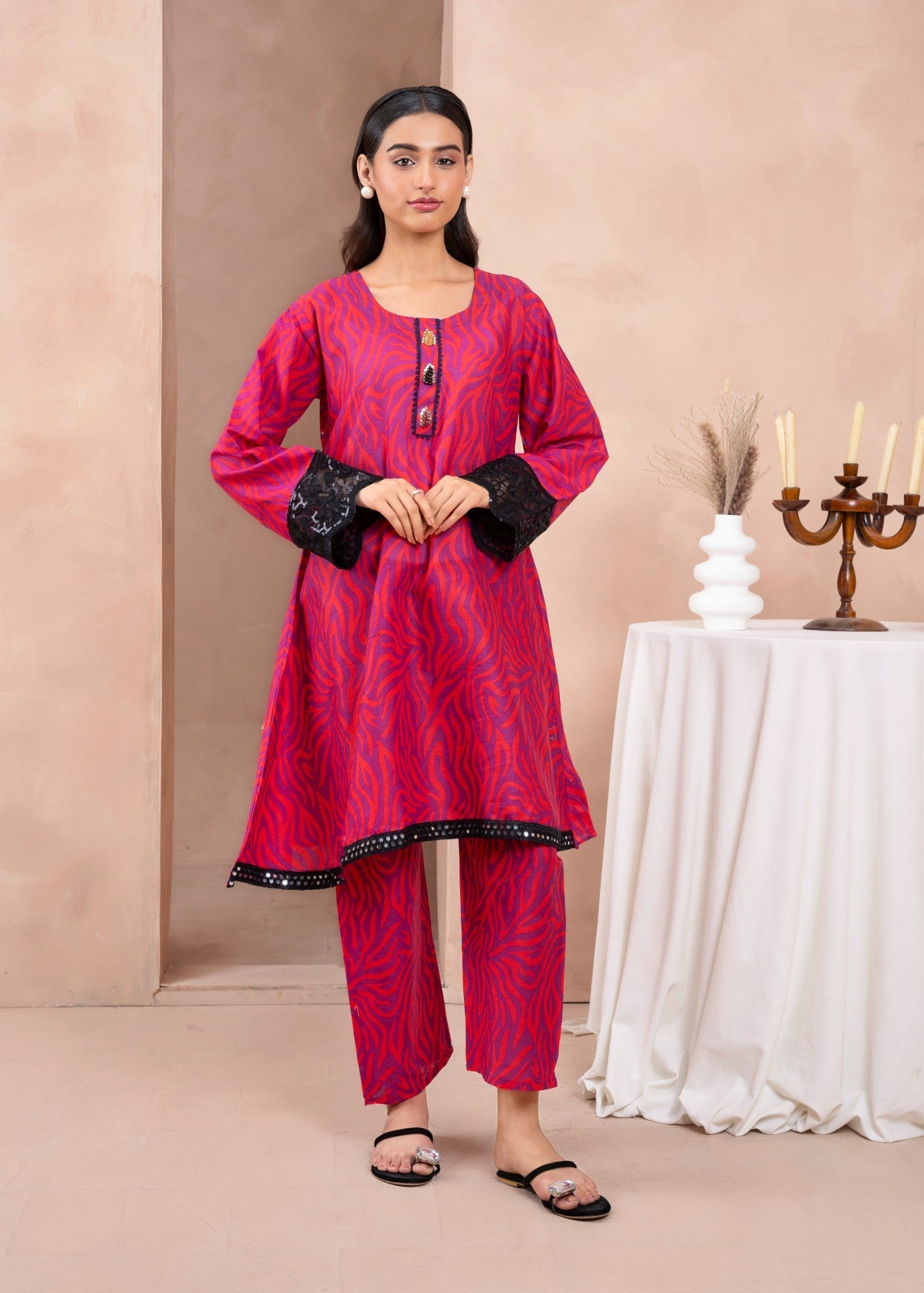 Shefoze Clothing Zunaira Anarkali Frock Women 2pcs