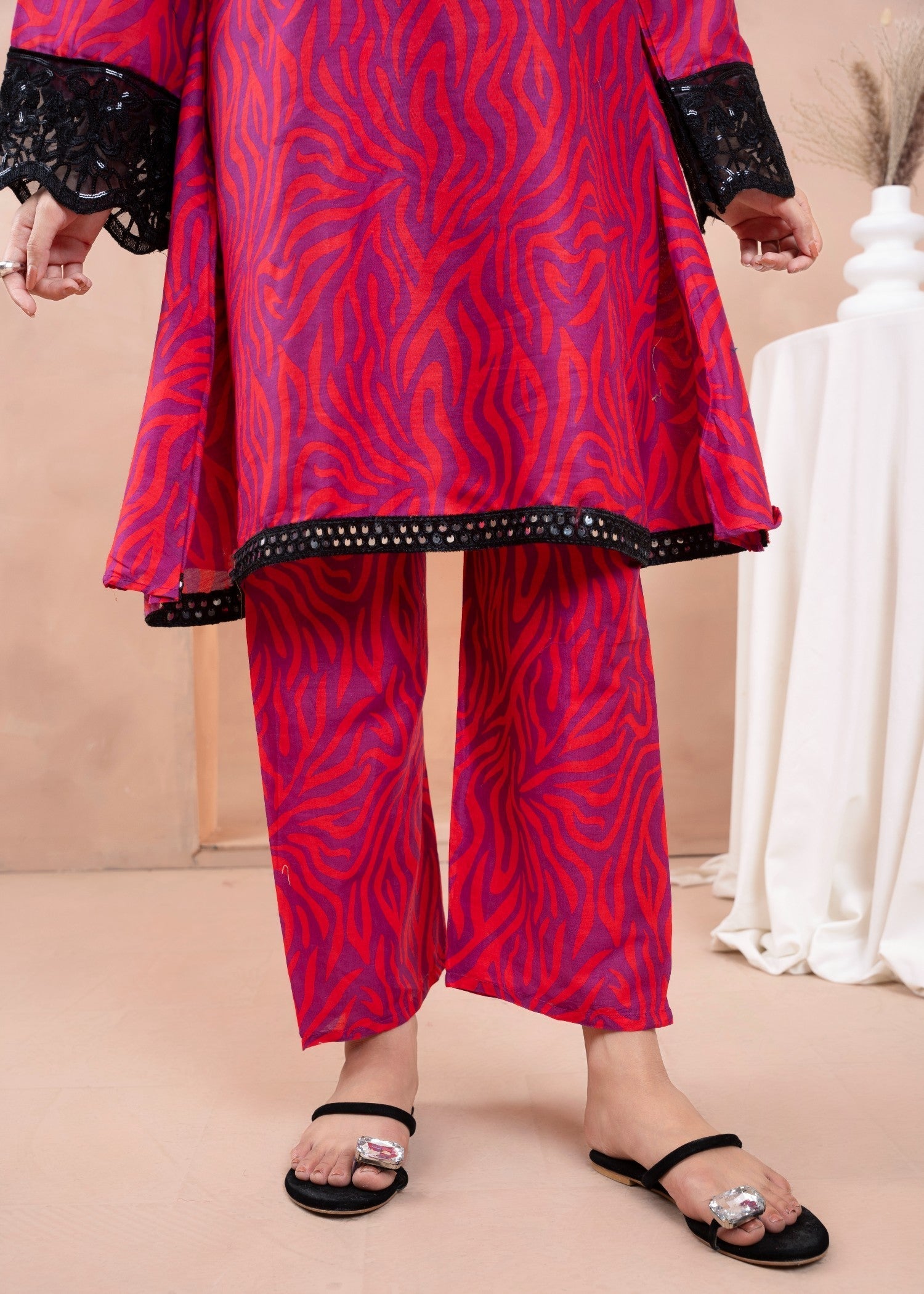 Shefoze Clothing Zunaira Anarkali Frock Women 2pcs