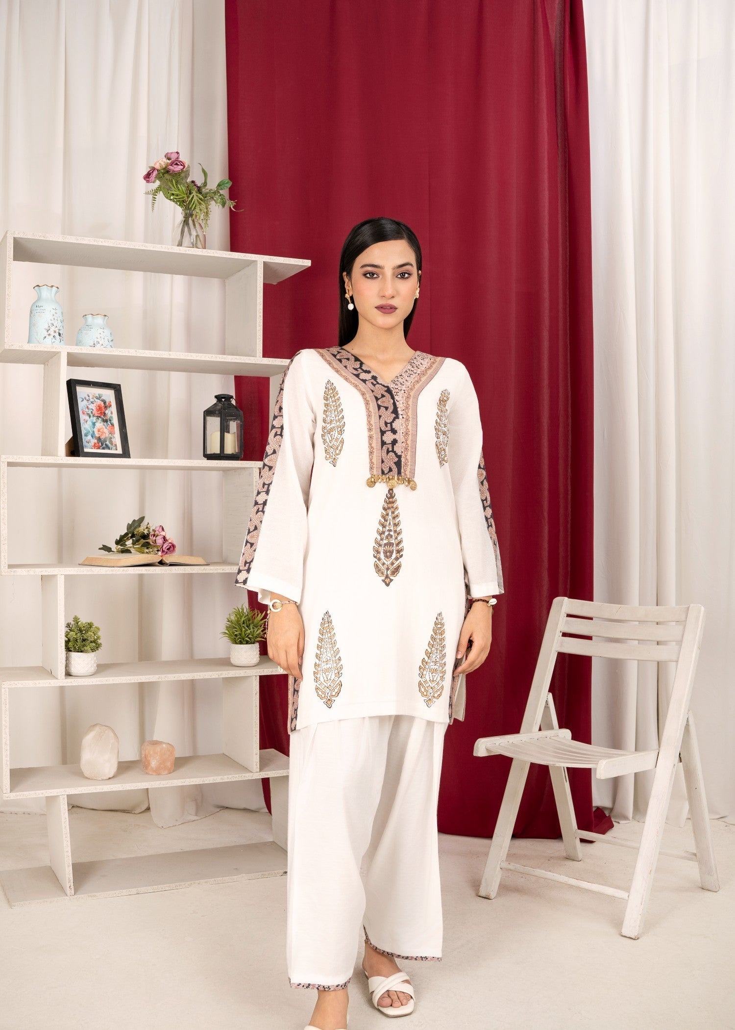 Shahmeen Zarqa Women 2pcs