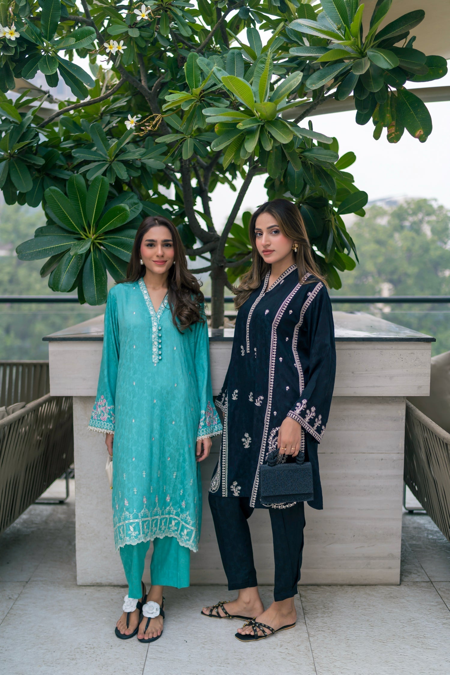 Lakhany Ready to wear Embroidered Shirt & Trouser Women 2pcs