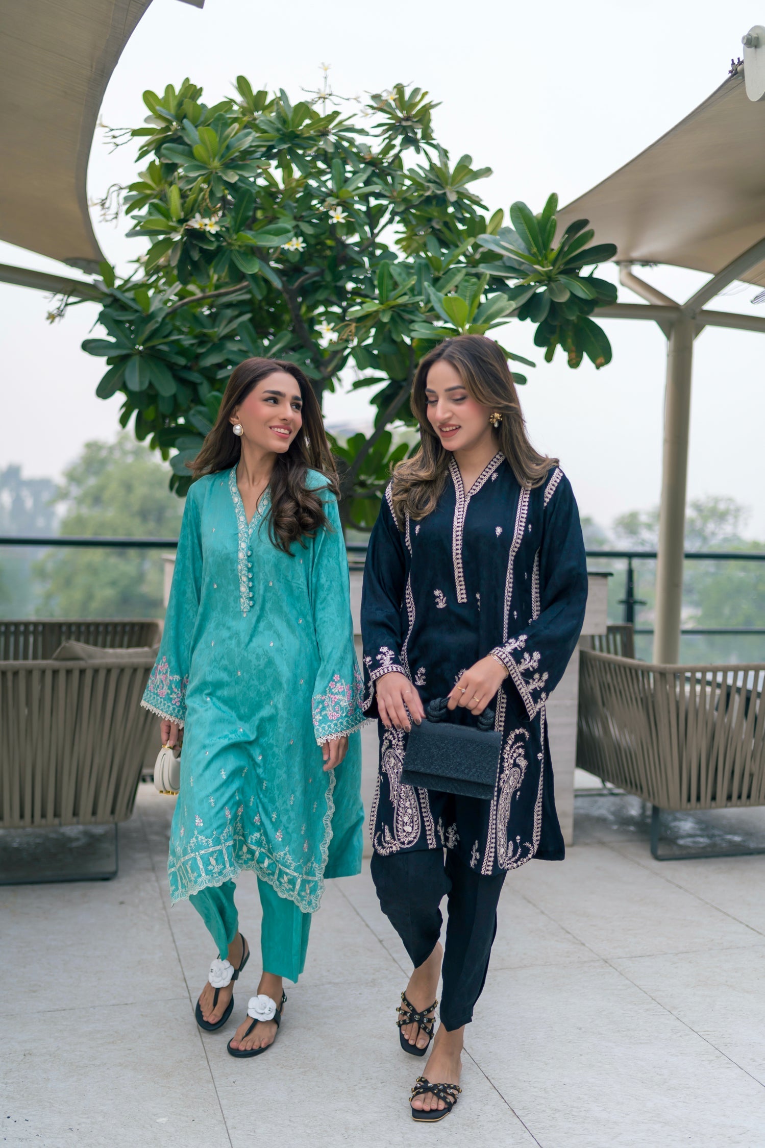 Lakhany Ready to wear Embroidered Shirt & Trouser Women 2pcs