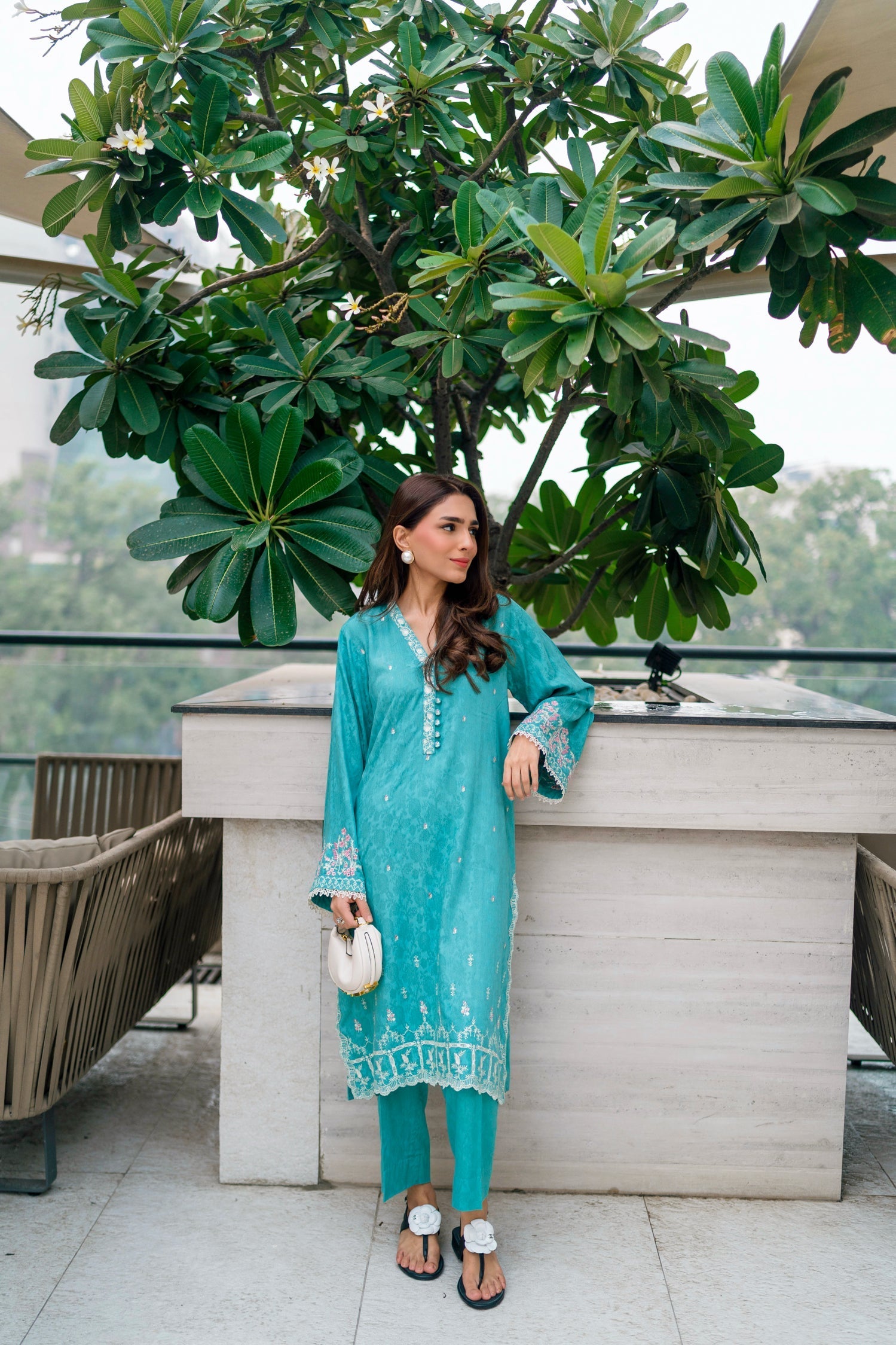 Lakhany Ready to wear Embroidered Shirt & Trouser Women 2pcs