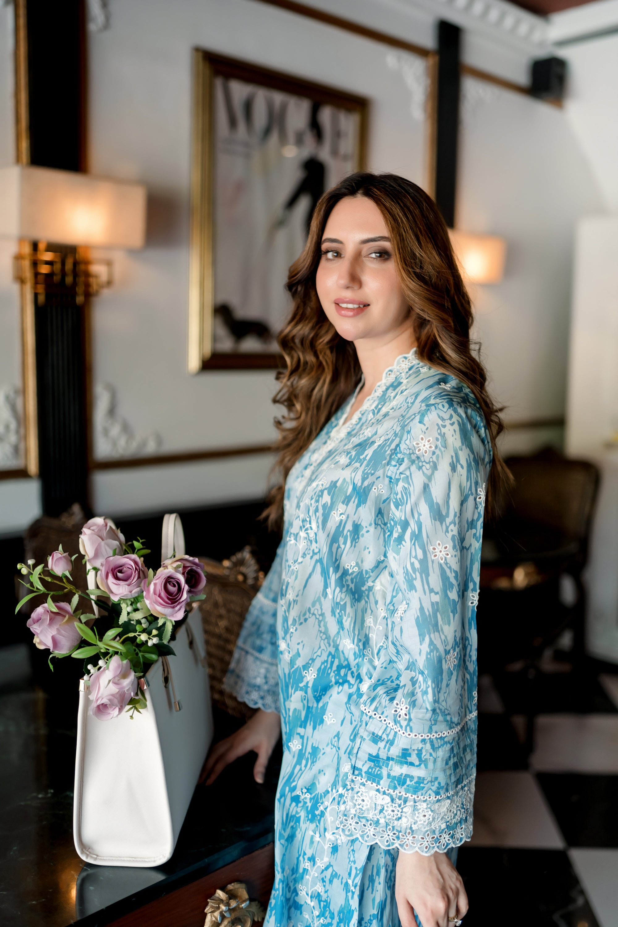 Lakhany Ready to wear Embroidered Shirt & Trouser Women 1pcs