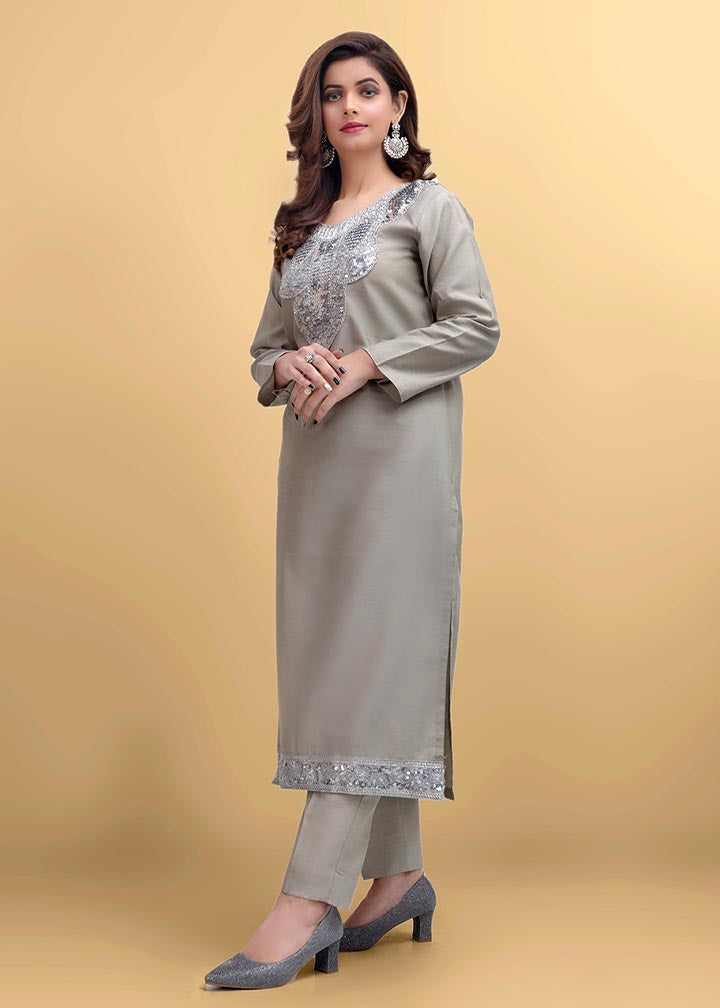 A&J Silver sawn Women 2pcs