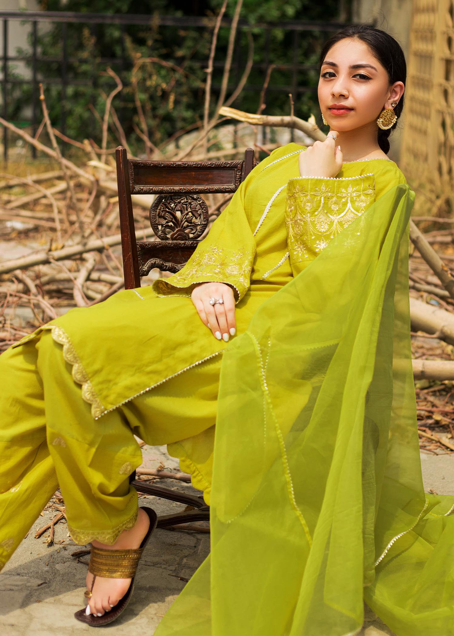 Thread 21 RANGOON LIME GREEN 21 012 Women 3pcs