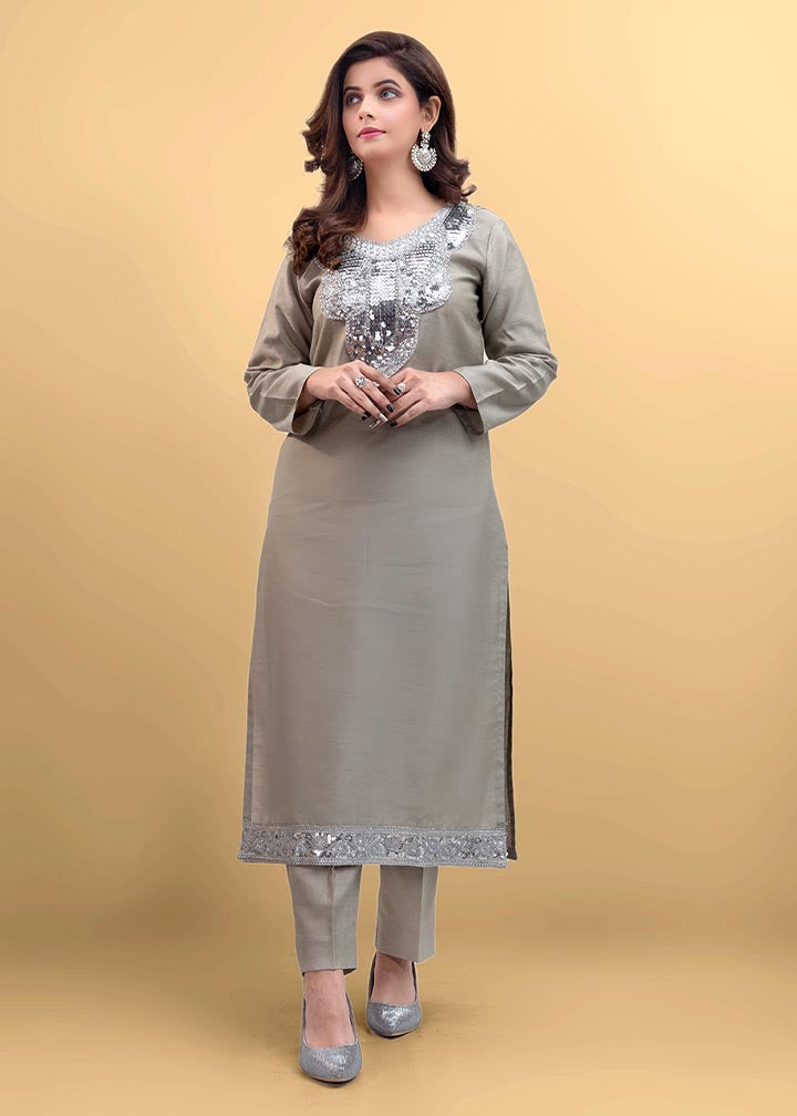 A&J Silver sawn Women 2pcs