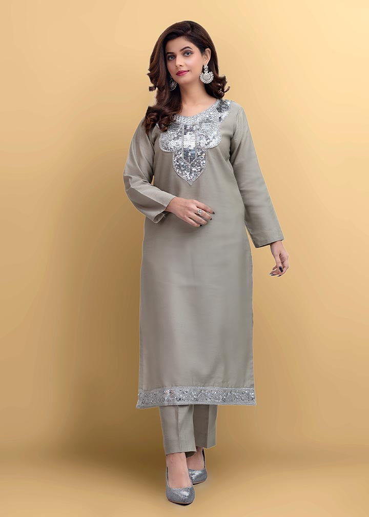 A&J Silver sawn Women 2pcs