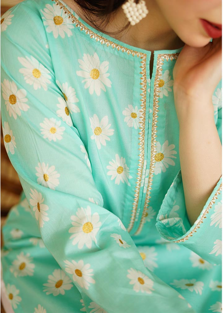 Aisling By Nirmal Sunflower Mint Women 1pcs