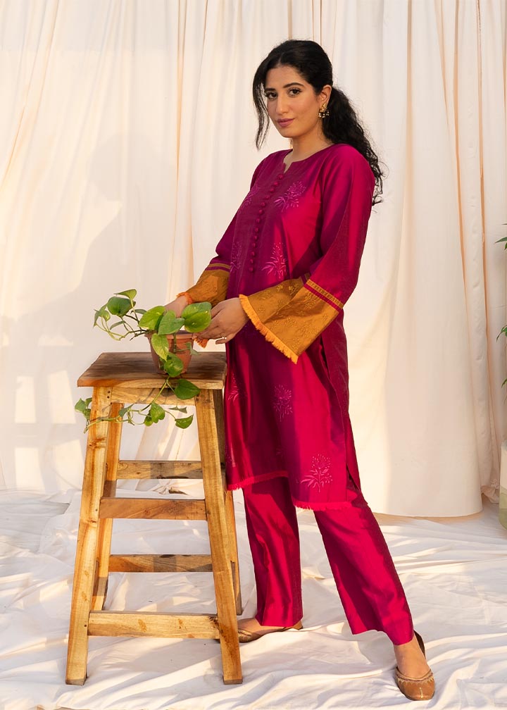Humaira Shakir Magenta II Women 2pcs