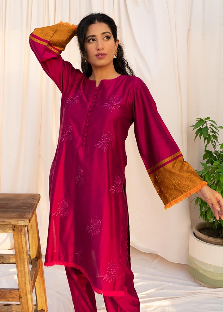 Humaira Shakir Magenta II Women 2pcs