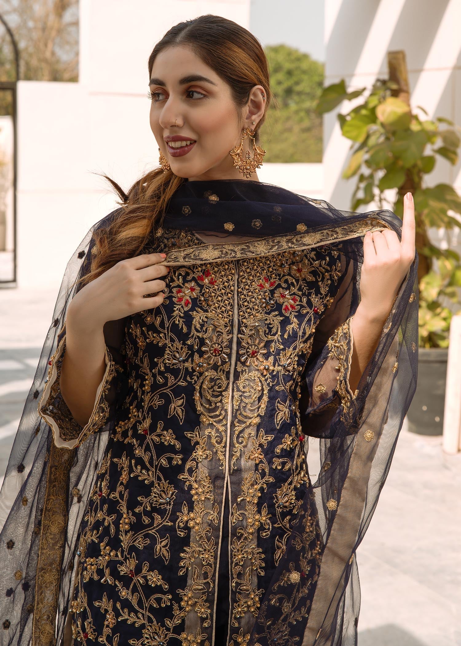 Laleen Blue Jewel Women 4pcs