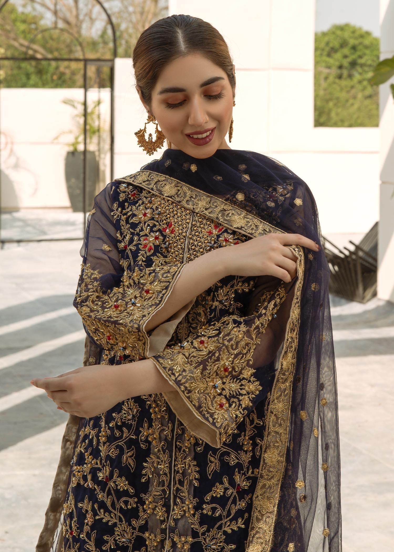 Laleen Blue Jewel Women 4pcs