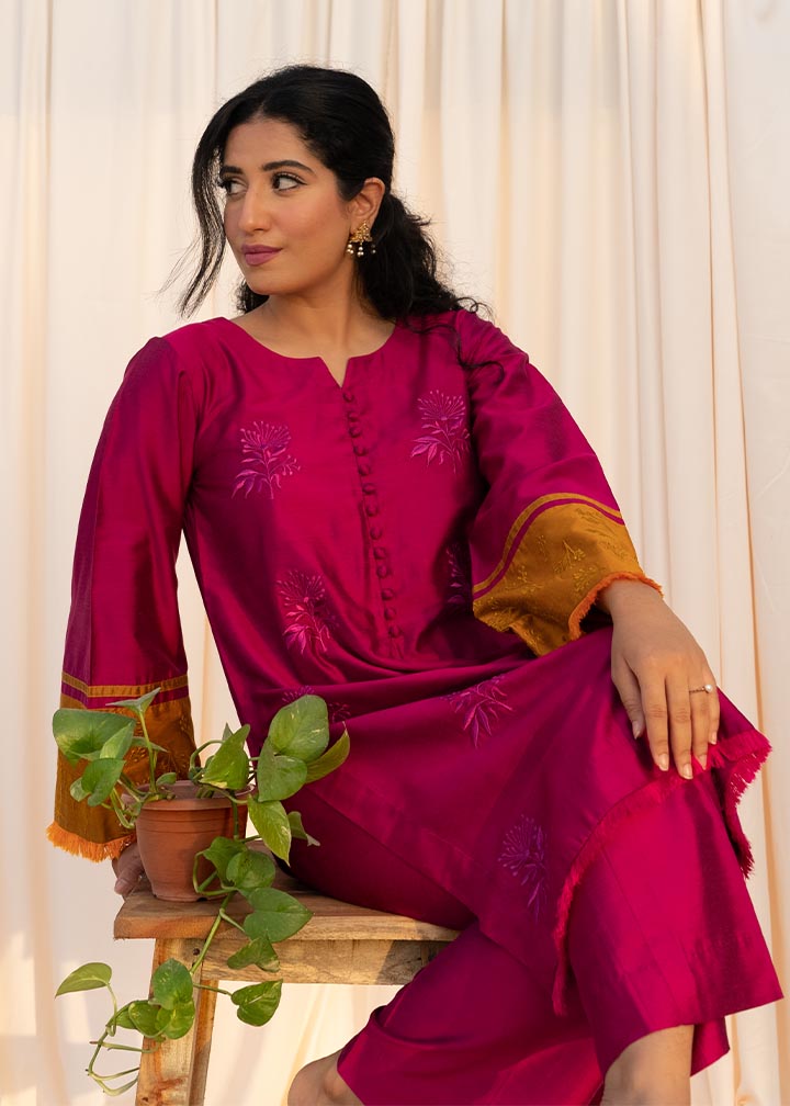 Humaira Shakir Magenta II Women 2pcs