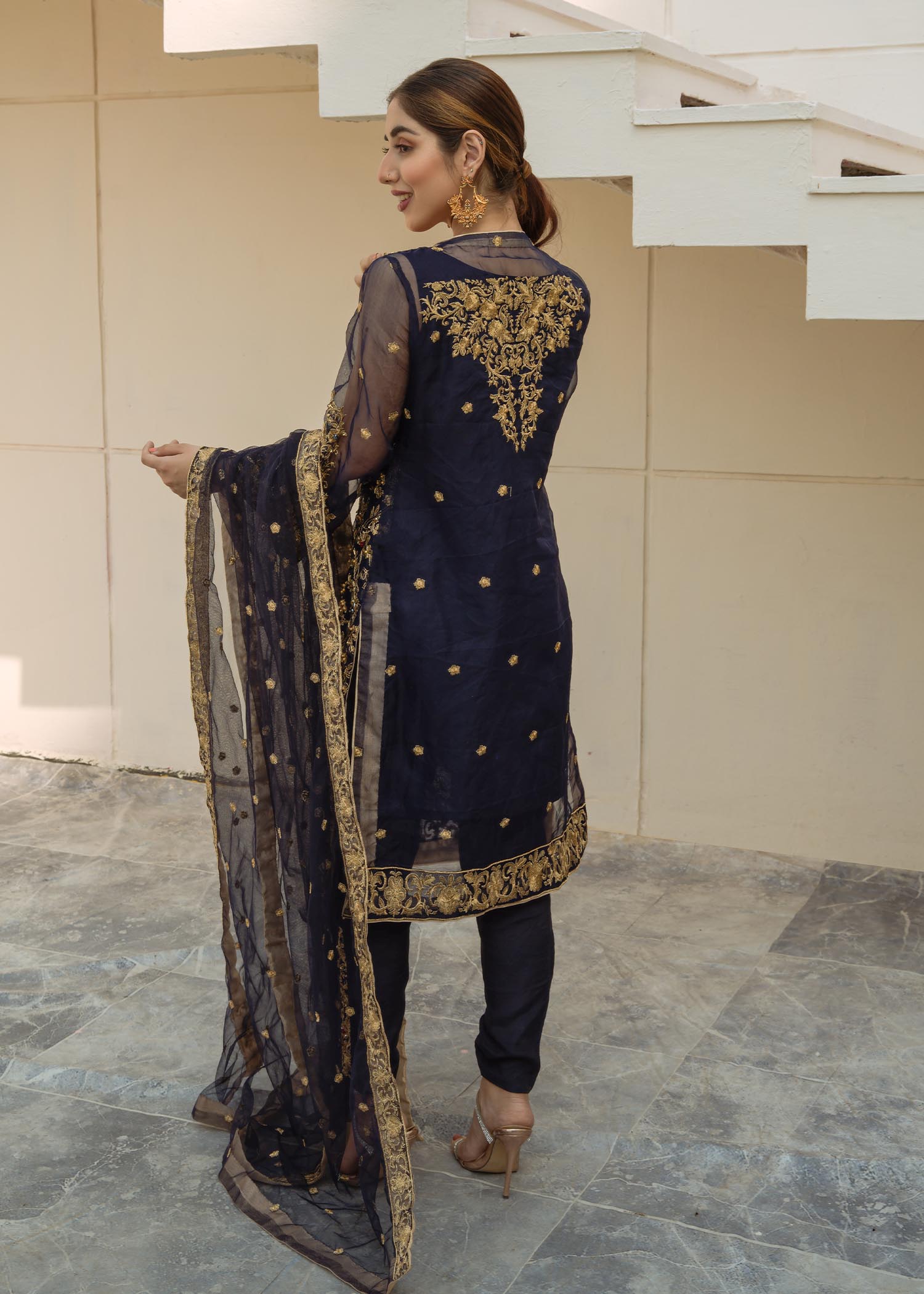 Laleen Blue Jewel Women 4pcs