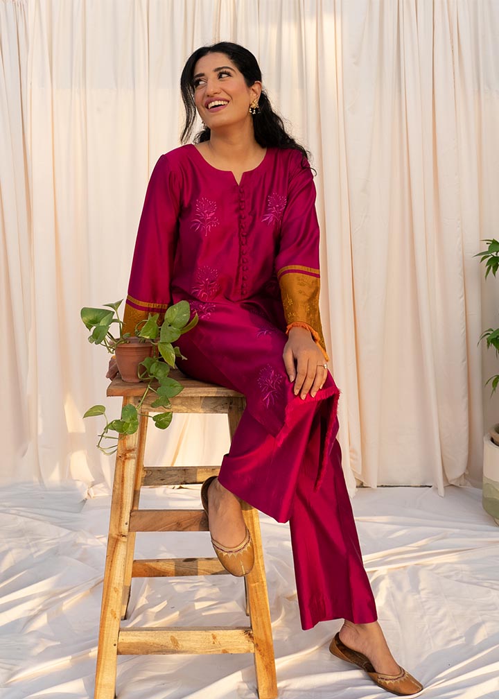 Humaira Shakir Magenta II Women 2pcs